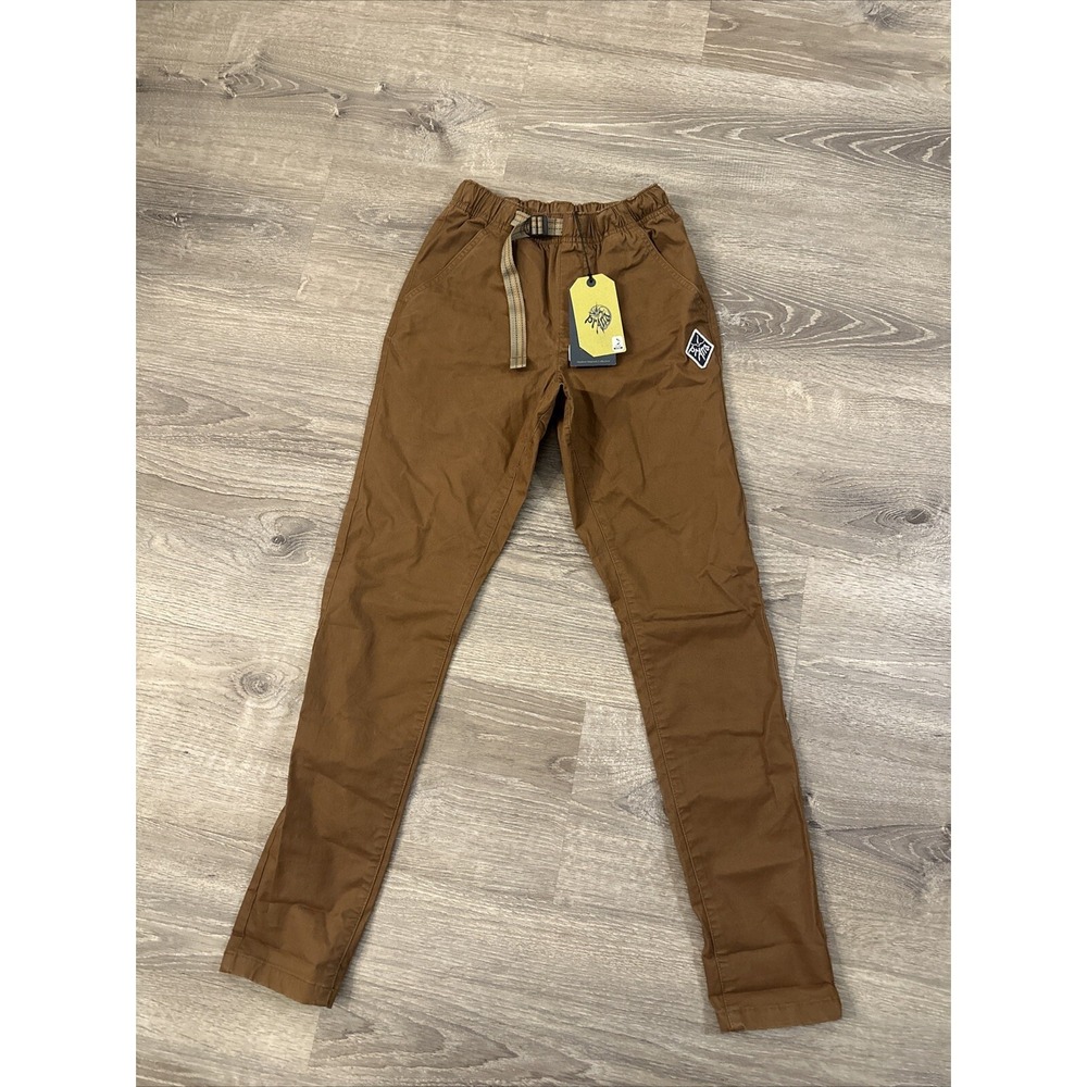 New Prana Mojave Pants Sepia Brown XXS Inseam 30"